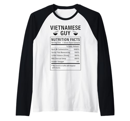 Lustiger vietnamesischer Kerl stolze Männer mit Vietnamwurzeln Raglan von Vietnamese Humor Gifts for Men of Vietnam
