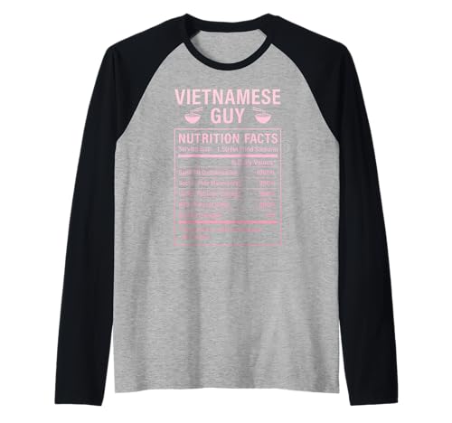 Lustiger vietnamesischer Kerl stolze Männer mit Vietnamwurzeln Raglan von Vietnamese Humor Gifts for Men of Vietnam
