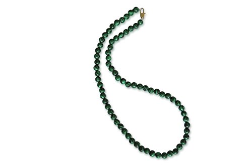 Vifaleno Malachit Halskette, natürlich, rund, 6 mm, 43 cm lang Vifaleno Malachit Halskette, natürlich, rund, 6 mm, 43 cm lang von Vifaleno