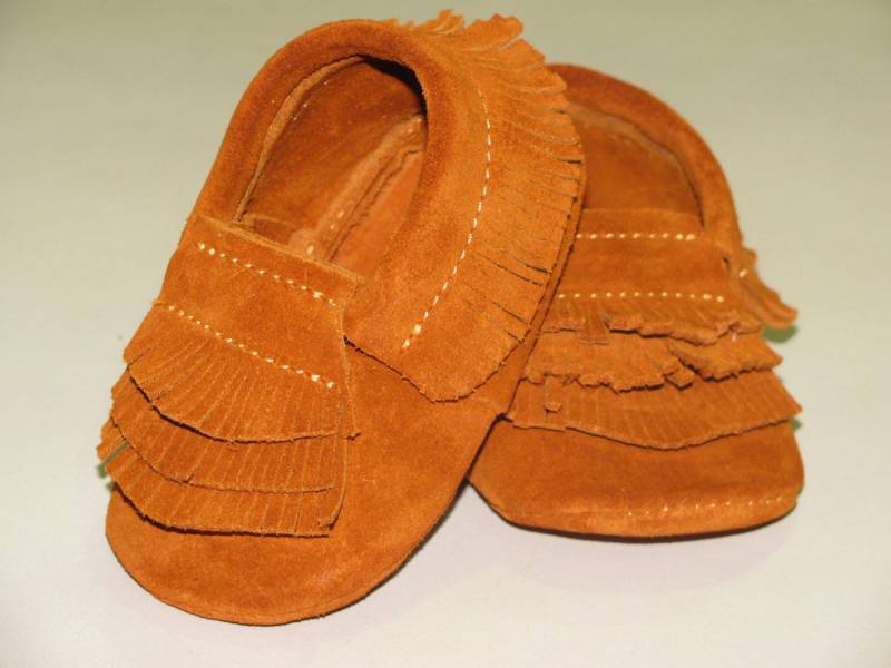 Wildleder Baby Mokassins von Viffi