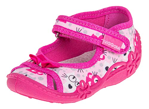 Viggami I.T.G. Mädchen Hausschuhe mit Klettverschluss (Zulka, 20) von Viggami