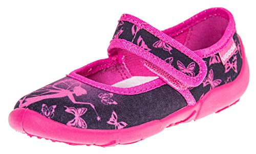 Viggami I.T.G. Mädchen Hausschuhe mit Klettverschluss Rozalka (Fee, 35 EU) von Viggami