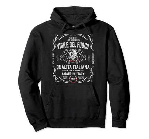Feuerwehrmann Geschenk T-Shirt Herren Pullover Hoodie Feuerwehrmann Geschenk T-Shirt Herren Pullover Hoodie von Vigili del Fuoco Regali Pompieri