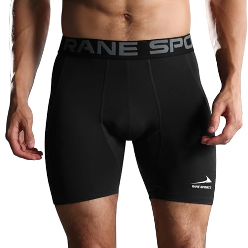 Viisendy Pro Herren-Kompressions-Leggings Shorts Enge Slips Schwarz L von Viisendy Pro