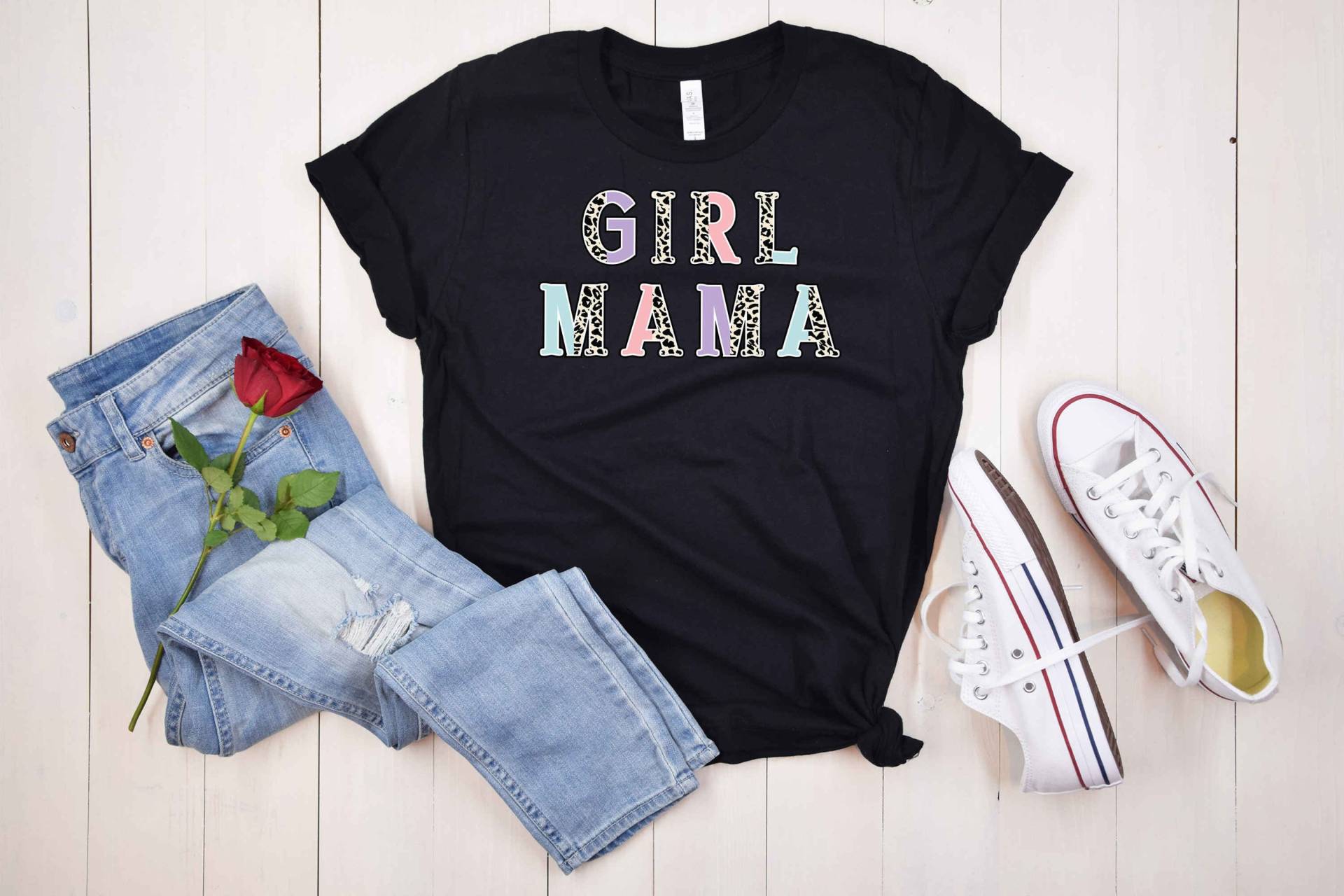 Muttertag Shirt, Mädchen Mama Zukünftige Tochter Mama, Der Süßes Shirt von VijaShop