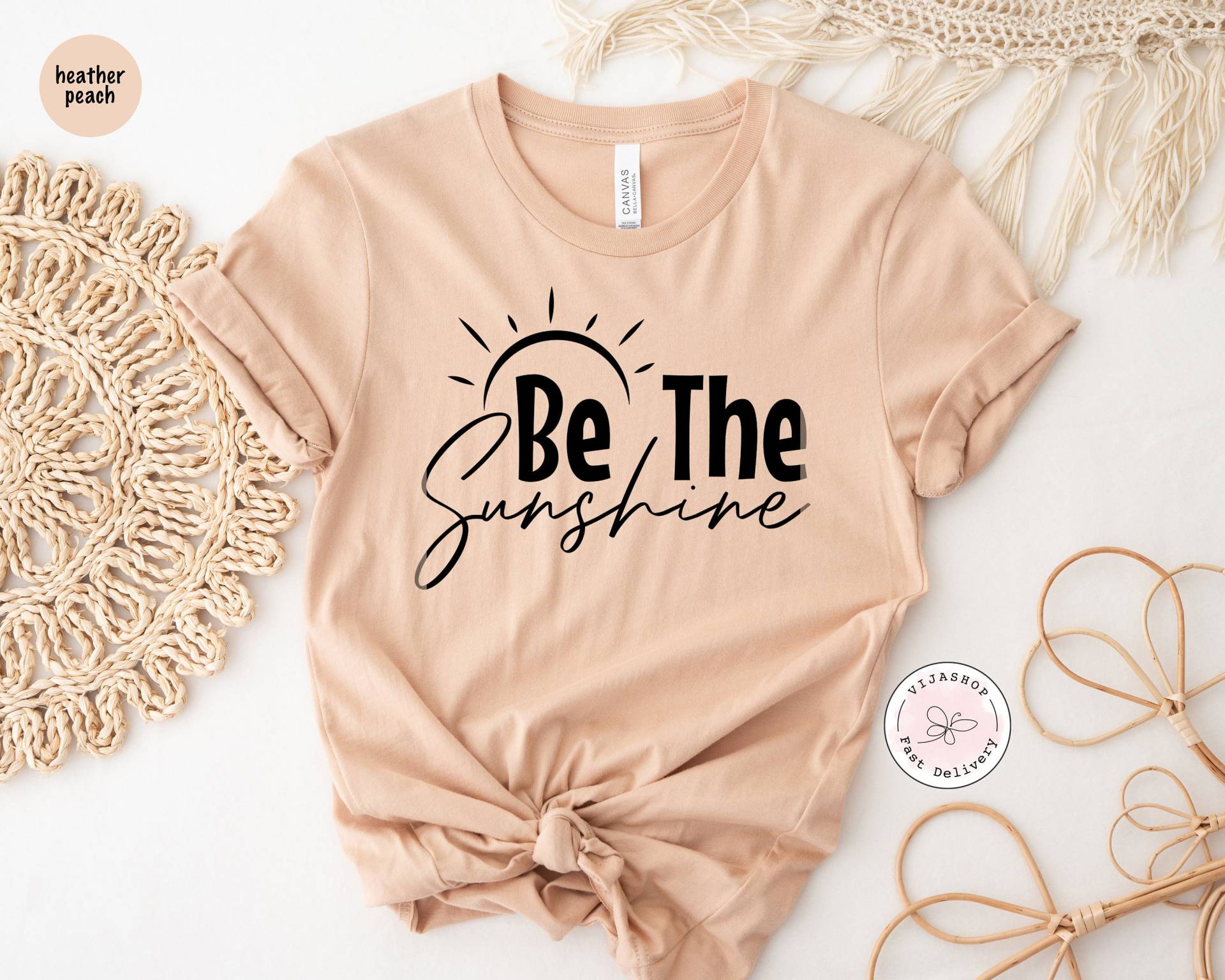Seien Sie Der Sonnenschein Shirt, Sommer-Shirt Für Frauen, Boho-Shirts, Strand-Shirts, Vintage-Grafik-T-Shirt, Freundlichkeit Tshirt von VijaShop