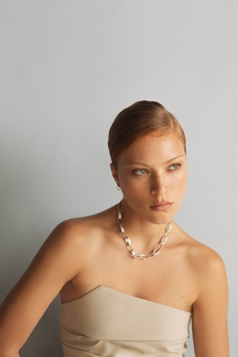 O Halskette, Statement Silberkette, Große Doppelkette, Massive Moderne Chocker Silberkette O Halskette, Statement Silberkette, Große Doppelkette, Massive Moderne Chocker Silberkette von VikaMayzelJewelry