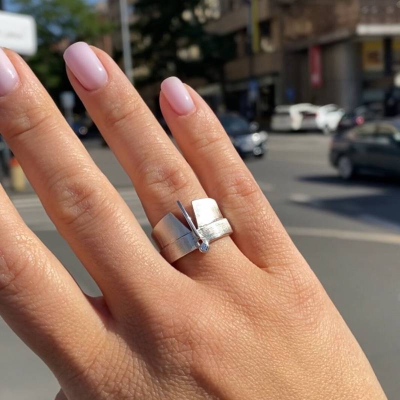 Silber Ring, Ring Für Männer, Unikat Silber Ring, Ring Für Männer, Unikat von VikaMayzelJewelry