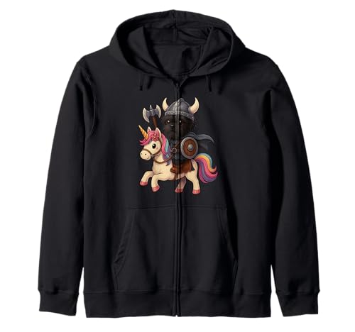 Wikinger Affenpinscher Reiten Einhorn Jungen Mädchen Männer Frauen Kapuzenjacke von Viking Affenpinscher Riding A Unicorn Rainbow Shop