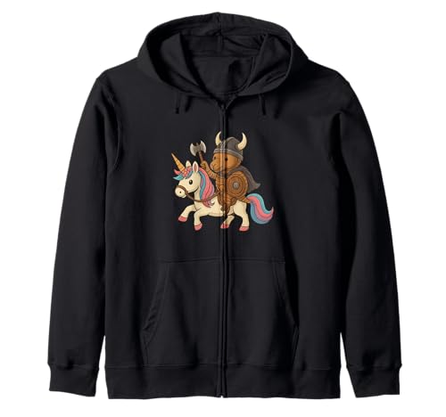Wikinger Armadillo reitet EIN Einhorn Jungen Mädchen Männer Frauen Kinder Kapuzenjacke von Viking Armadillo Riding A Unicorn Rainbow Shop