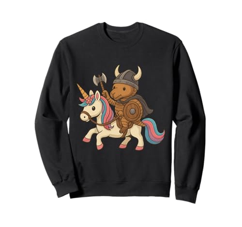Wikinger Armadillo reitet EIN Einhorn Jungen Mädchen Männer Frauen Kinder Sweatshirt von Viking Armadillo Riding A Unicorn Rainbow Shop