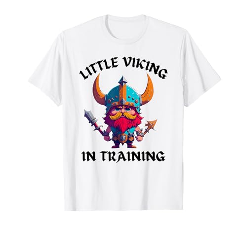 Kinder Little Viking in Training Lustiges Wikingerkind für Jungen T-Shirt von Viking Creationz by Rocket Dodo