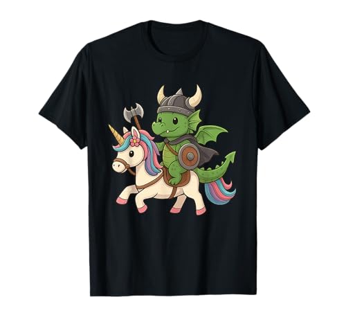 Wikinger Drache reitet EIN Einhorn Jungen Mädchen Männer Frauen Kinder T-Shirt Wikinger Drache reitet EIN Einhorn Jungen Mädchen Männer Frauen Kinder T-Shirt von Viking Dragon Riding A Unicorn Rainbow Shop