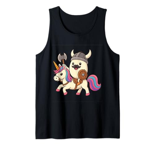 Wikingerei reitet EIN Einhorn Jungen Mädchen Männer Frauen Kinder Erwachsene Tank Top von Viking Egg Riding A Unicorn Rainbow Shop