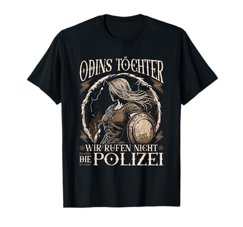 Wikinger Frauen, Odins Töchter, Viking Damen Schildmaid T-Shirt von Viking Geschenke Wikinger Kleidung Herren & Frauen