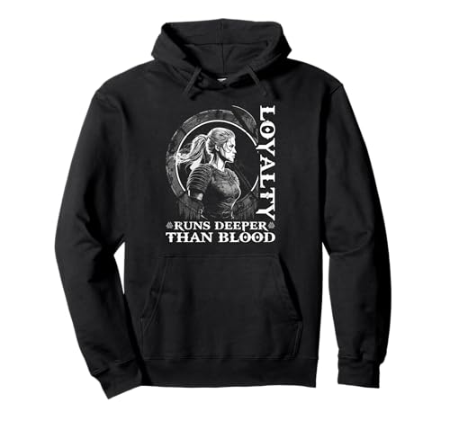 Wikinger Frauen Spruch, Viking Damen Schildmaid Pullover Hoodie von Viking Geschenke Wikinger Kleidung Herren & Frauen
