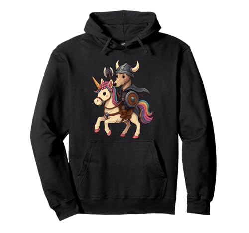 Wikinger Windhund reitet EIN Einhorn Jungen Mädchen Männer Frauen Kinder Pullover Hoodie von Viking Greyhound Riding A Unicorn Rainbow Shop