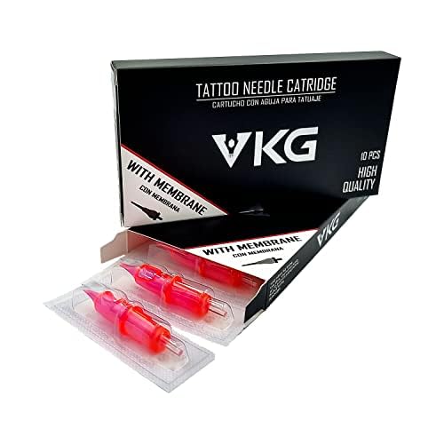 VKG USA - 7 ROUND LINER (0.20mm) - Sterile Einweg-Tattoo-Patronen - Box 10 Stk. von Viking-Ink B&W