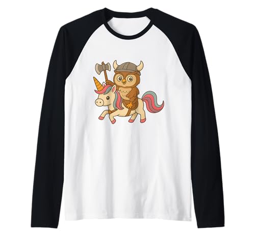Wikingereule reitet EIN Einhorn Jungen Mädchen Männer Frauen Kinder Erwachsene Raglan Wikingereule reitet EIN Einhorn Jungen Mädchen Männer Frauen Kinder Erwachsene Raglan von Viking Owl Riding A Unicorn Rainbow Shop