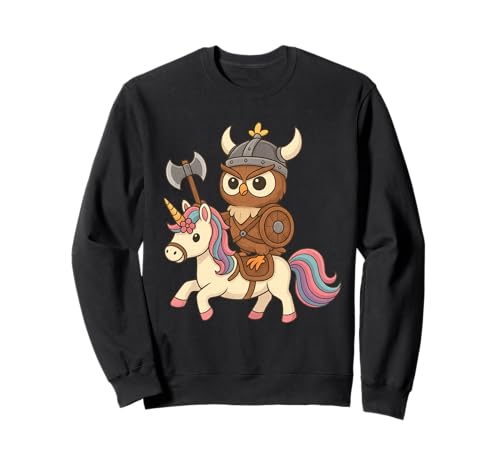 Wikingereule reitet EIN Einhorn Jungen Mädchen Männer Frauen Kinder Erwachsene Sweatshirt Wikingereule reitet EIN Einhorn Jungen Mädchen Männer Frauen Kinder Erwachsene Sweatshirt von Viking Owl Riding A Unicorn Rainbow Shop