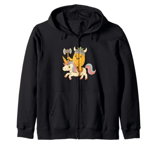 Wikinger Ananas reitet EIN Einhorn Jungen Mädchen Männer Frauen Kinder Kapuzenjacke von Viking Pineapple Riding A Unicorn Rainbow Shop