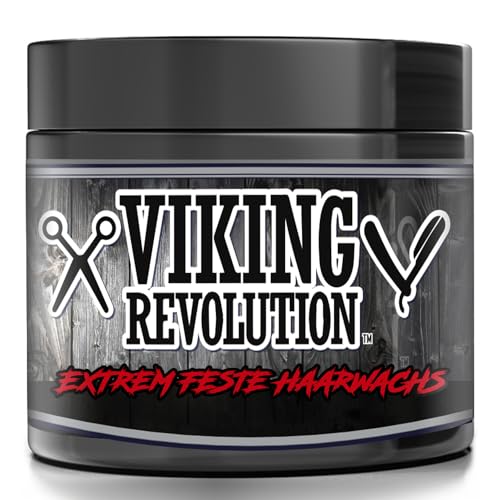 Viking Revolution - Extreme Hold Pomade Herren – Style & Finish Dein Haar - Extra fester, starker Halt & hoher Glanz für die Herrenfrisur - 118 ml von Viking Revolution
