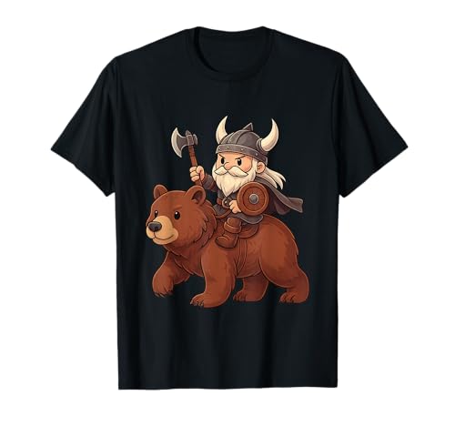 Wikinger reitet einen Bär Jungen Mädchen Männer Frauen Kinder Erwachsene T-Shirt Wikinger reitet einen Bär Jungen Mädchen Männer Frauen Kinder Erwachsene T-Shirt von Viking Riding A Bear Rainbow Shop