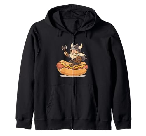 Wikinger reitet einen Hot Dog, Mädchen, Männer, Frauen, Kinder, Teenager, Erwachsene Kapuzenjacke Wikinger reitet einen Hot Dog, Mädchen, Männer, Frauen, Kinder, Teenager, Erwachsene Kapuzenjacke von Viking Riding A Hot Dog Rainbow Shop