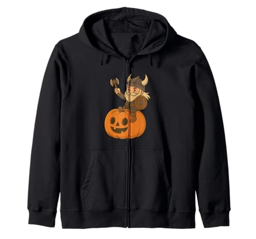 Wikinger reitet einen Kürbis Jungen Mädchen Männer Frauen Kinder Erwachsene Kapuzenjacke Wikinger reitet einen Kürbis Jungen Mädchen Männer Frauen Kinder Erwachsene Kapuzenjacke von Viking Riding A Pumpkin Rainbow Shop Halloween