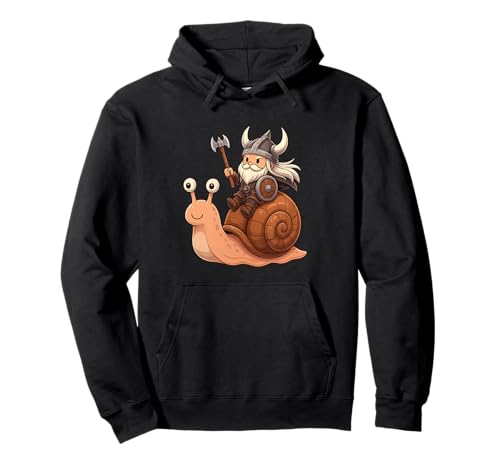 Wikinger Reiten Schnecke Jungen Mädchen Männer Frauen Kinder Erwachsene Pullover Hoodie von Viking Riding A Snail Rainbow Shop