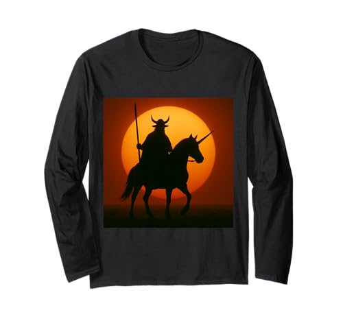 Wikinger Reiteinhorn Jungen Mädchen Männer Frauen Kinder Erwachsene Langarmshirt Wikinger Reiteinhorn Jungen Mädchen Männer Frauen Kinder Erwachsene Langarmshirt von Viking Riding Unicorn Rainbow Shop