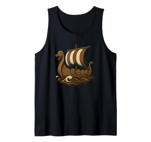 Lustiges Wikingerschiff Kostüm für Jungen und Mädchen Tank Top Lustiges Wikingerschiff Kostüm für Jungen und Mädchen Tank Top von Viking Ship Outfit