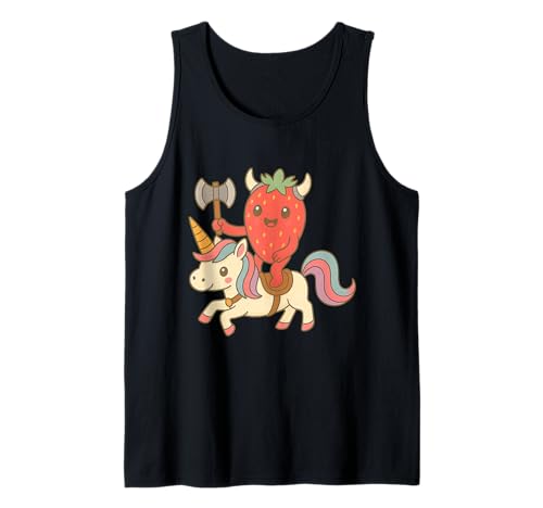 Wikinger Erdbeere reitet EIN Einhorn Jungen Mädchen Männer Frauen Kinder Tank Top Wikinger Erdbeere reitet EIN Einhorn Jungen Mädchen Männer Frauen Kinder Tank Top von Viking Strawberry Riding A Unicorn Rainbow Shop