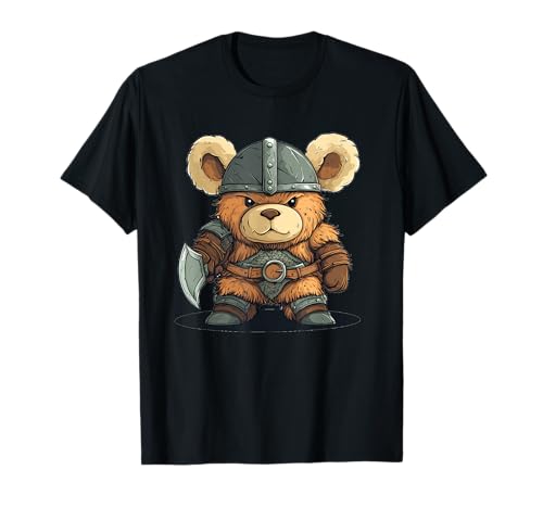 Kampfbereites Wikinger-Teddybär-Kostüm für Erwachsene und Kinder T-Shirt Kampfbereites Wikinger-Teddybär-Kostüm für Erwachsene und Kinder T-Shirt von Viking Teddy Bear