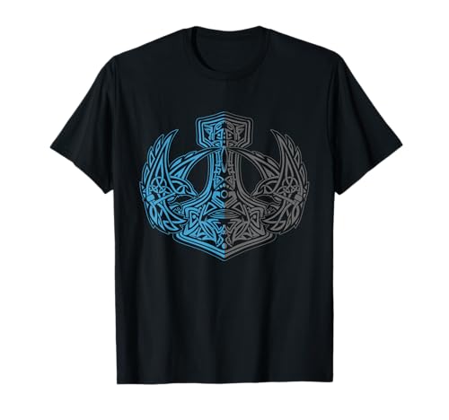 Viking Valhalla Krieger Normanne Runenkreis Götter Rabe Raben Odins Thors Hammer Mjölnir Walhalla Wikinger Fan T-Shirt Schwarz S 36/38 EU Klassisch geschnitten Kurzarm Rundhals Männer Winter Frühling Viking Valhalla Krieger Normanne Runenkreis Götter Rabe Raben Odins Thors Hammer Mjölnir Walhalla Wikinger Fan T-Shirt Schwarz S 36/38 EU Klassisch geschnitten Kurzarm Rundhals Männer Winter Frühling von Viking Valhalla Krieger Normanne Runenkreis Götter