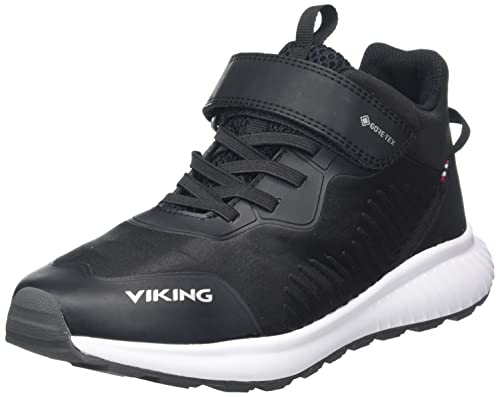 Viking Unisex Kinder Aery Tau Mid GTX Rain Shoe, Schwarz, 20 EU Schmal von Viking
