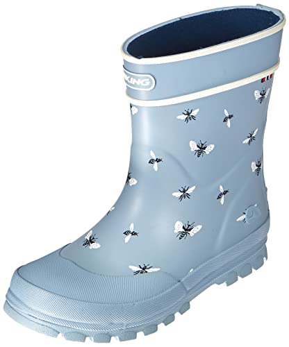 Viking Alv Jolly Rubber Boots, Iceblue/White, 22 von Viking