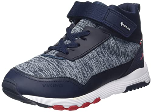 Viking Unisex Kinder Arendal Mid GTX Rain Shoe, Navy Red, 29 EU von Viking