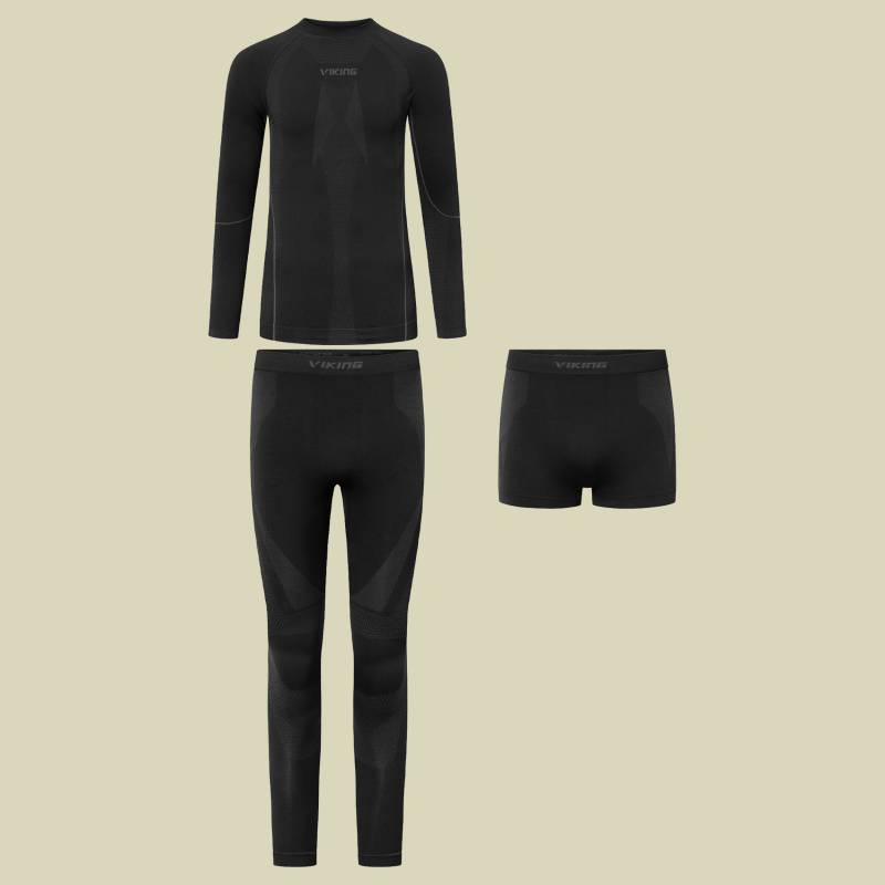 Base Layer Eiger Men Set M schwarz - black von Viking