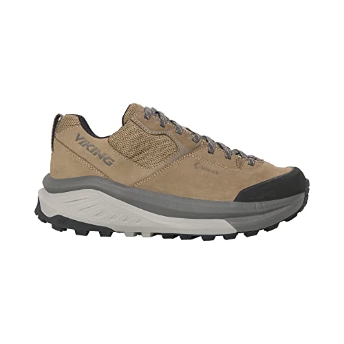 Viking Cerra Hike Low GTX W Walking Shoe Unisex, Light Brown Grey, 36 EU Weit von Viking