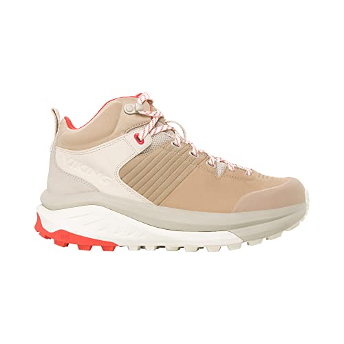 Viking Cerra Hike Mid GTX W Walking Shoe Unisex, Cream Tomato, 39 EU Weit Viking Cerra Hike Mid GTX W Walking Shoe Unisex, Cream Tomato, 39 EU Weit von Viking