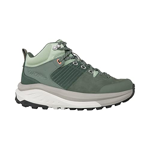 Viking Cerra Hike Mid GTX W Walking Shoe Unisex, Green Light Grey, 37 EU Weit von Viking