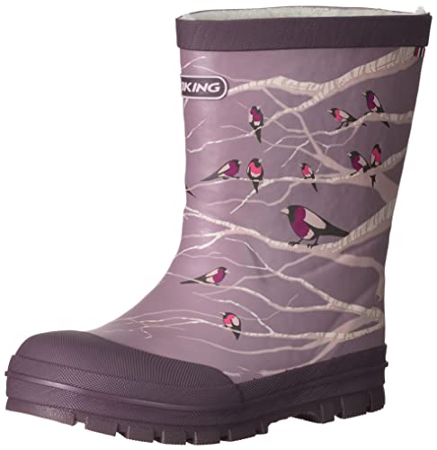 Viking Jo​l​l​y​ Pr​i​n​t​ Th​e​r​m​o​ Rubber Boots, Dusty Pink/Multi, 30 von Viking