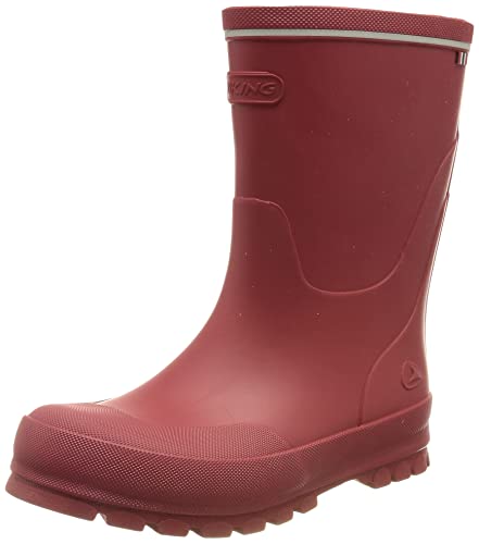 Viking Jolly Rubber Boots, Dark Red, 33 von Viking