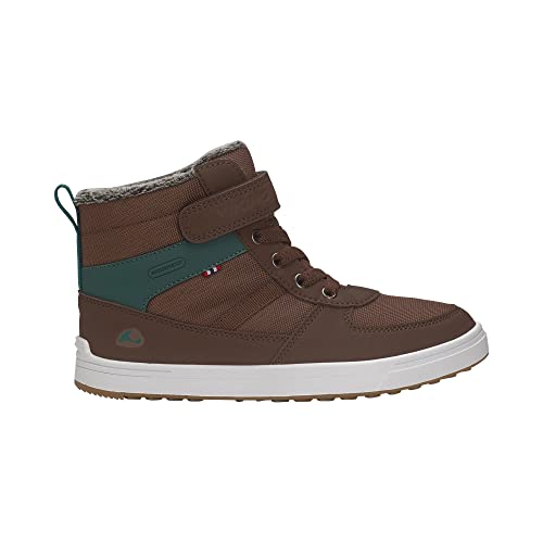 Lu​c​a​s​ Mi​d​ WP Warm​ Jr​ Walking Shoes, Redbrown/Dark Blue, 36 von Viking