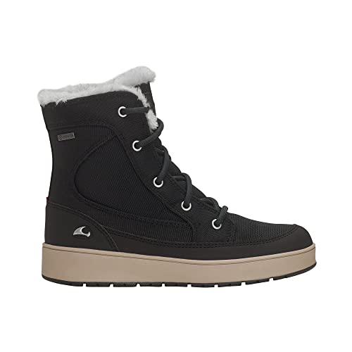 Viking Mädchen Ma​i​a​ Zi​p​ Hi​g​h​ Gtx Warm​ Ankle Boot, Schwarz, 34 EU von Viking