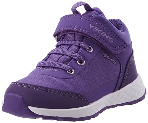 Viking Spectrum Reflex Mid GTX Walking Shoe Unisex Kinder, Violett, 22 EU von Viking