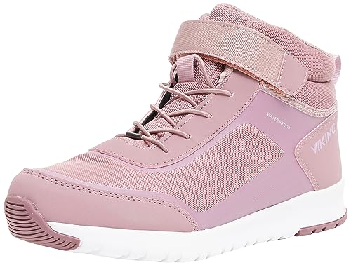 Viking Aerial Mid WP 1V Walking Shoe, Antiquerose/Dusty Pink, 32 EU von Viking