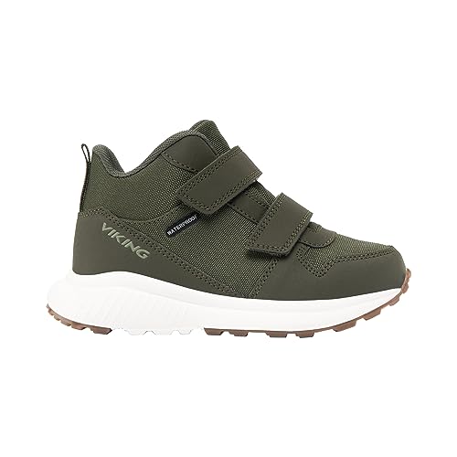 Viking Aery HOL Mid WP Walking Shoe, Olive, 26 EU Schmal von Viking