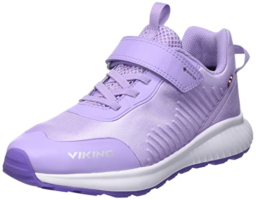 Viking Aery Tau Low GTX Klettverschluss zum einfachen An-/Ausziehen und Anpassen, Lavender/Violet, 22 von Viking